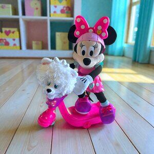 (See Video) Disney Junior Sing and Spin Scooter Minnie Mouse “TESTED WORKS”